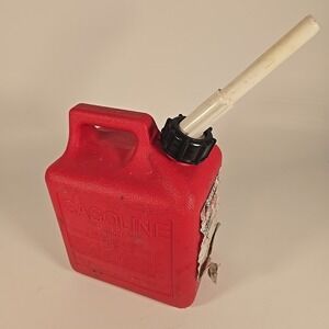 Midwest Can 1200 1 Gallon Red Gas Can Fuel Container Jug
